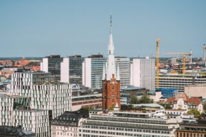 stockholm sweden elevated view of st clara or sain T9RLSTG 1024x683 1